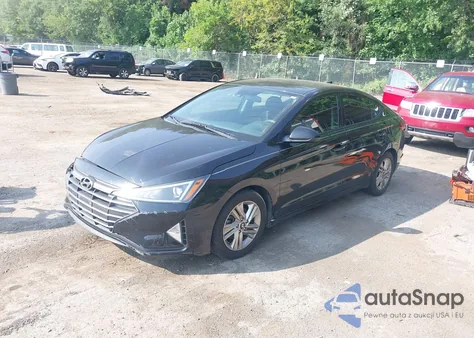 2019 Hyundai Elantra Sel из США, поврежденный, VIN 5NPD84LF8KH482515
